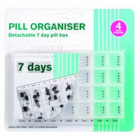Pill Box Organiser 7 Days/4Wks
