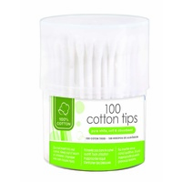 Cotton Tips Dispenser Bx 100Pk