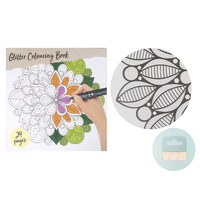 Glitter Colouring Book - Pattern