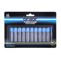 Brillar Aa Platinum Alkaline Batteries 10Pk