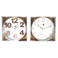 12inch/30Cm White/Rose Gold Clock