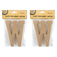 15Cm Alphabet Letters- W