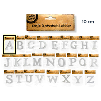 White 10Cm Alphabet Letters- A