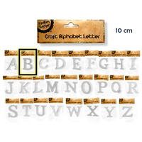 White 10Cm Alphabet Letters- B