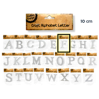 White 10Cm Alphabet Letters- F