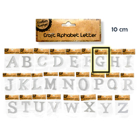 White 10Cm Alphabet Letters- G