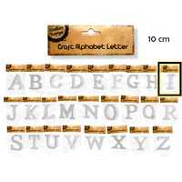 White 10Cm Alphabet Letters- I