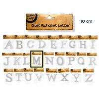 White 10Cm Alphabet Letters- M
