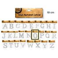 White 10Cm Alphabet Letters- O