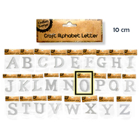 White 10Cm Alphabet Letters- O