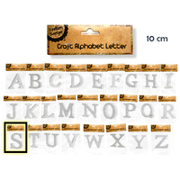 White 10Cm Alphabet Letters- S
