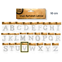 White 10Cm Alphabet Letters- V