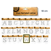 White 10Cm Alphabet Letters- W