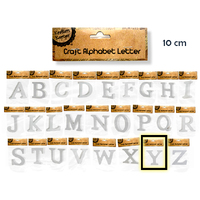 White 10Cm Alphabet Letters- Y