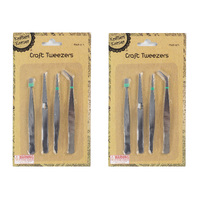 Asst Craft Tweezers/4