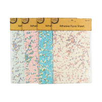 A5  Floral Glitter Sheet
