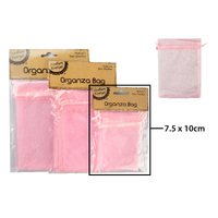 7.5*10Cm Organza Bag - Pink