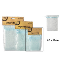 7.5*10Cm Organza Bag- L Blue