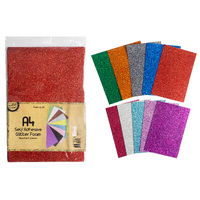 A4 Glitter Adhesive Foam/10
