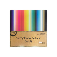 SCRAPBOOK COLOUR CARDS/60