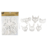 Asst Paper Diy Mask/6