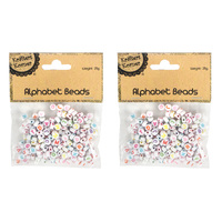 Pony Beads With Letters - 25G