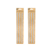 Rhinestone Boarder Sticker-3 Rows