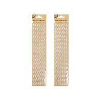 6Mm Rhinestone Boarder Stickers
