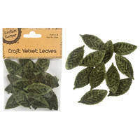 Craft Velvet Leaves/20[192/12]
