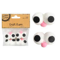 Craft Eyes Pairs - 3.5 X 2 Cm