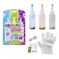 Tie Dye Kit (3 X 60Ml) - Lime/Purple & Turquoise Series