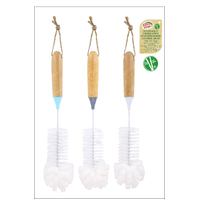 Eco Bamboo Sponge/Scrubber Cleaning Brush