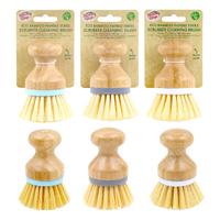 Eco Bamboo Scrubber Cleaning Brush