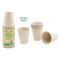 ECO BIODEGRADABLE CATERING - CUPS 260ML-20PK
