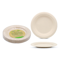 Eco Degradable Series Catering Plates - Round 6inch- 20Pk