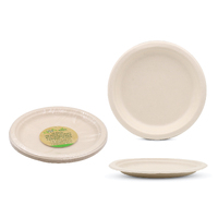 Eco Biodegradable Catering Plates - Round 9inch-10Pk