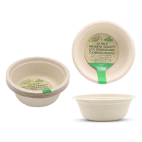 Eco Biodegradable Catering Plates - Bowl - Medium-10Pk