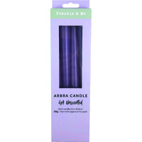 Arbra Candles 4Pk Purple