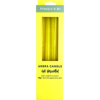 Arbra Candles 4Pk Yellow