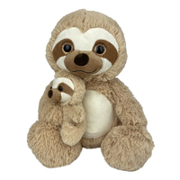 Plush Parent Baby 35Cm Sloth