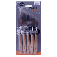 Mm Stainless Palette Knife Set 5Pc