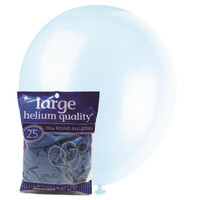 Sky Blue - 25 X 30Cm (12inch) Decorator Balloons
