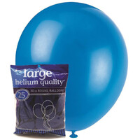 Royal Blue - 25 X 30Cm (12inch) Decorator Balloons