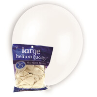 White - 25 X 30Cm (12inch) Decorator Balloons
