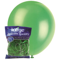 Deep Lime Green - 25 X 30Cm (12inch) Decorator Balloons