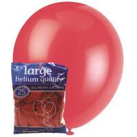 Strawberry Red - 25 X 30Cm (12inch) Decorator Balloons