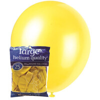 Yellow - 25 X 30Cm (12inch) Decorator Balloons