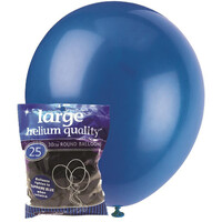 Sapphire Blue - 25 X 30Cm (12inch) Decorator Balloons