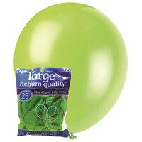 Lime Green - 25 X 30Cm (12inch) Decorator Balloons