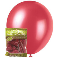 Pink - 25 X 30Cm (12inch) Metallic Balloons